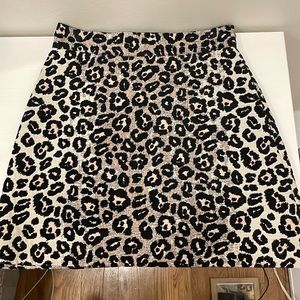Topshop Cheetah Print Mini Skirt